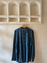 Load image into Gallery viewer, Indigo Blockprint Shirt