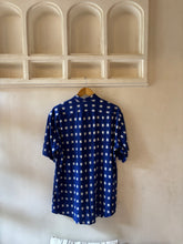Load image into Gallery viewer, Bright blue handloom shirt