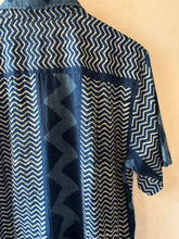Load image into Gallery viewer, Indigo Zig Zag shirt