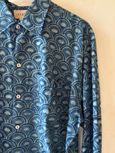Load image into Gallery viewer, Indigo Blockprint Shirt