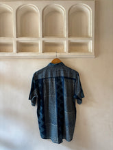 Load image into Gallery viewer, Indigo Zig Zag shirt