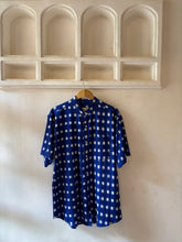 Load image into Gallery viewer, Bright blue handloom shirt