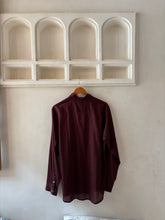 Load image into Gallery viewer, Cotton chocolate brown shirt