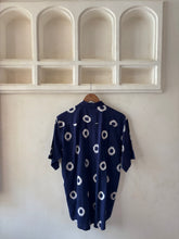 Load image into Gallery viewer, Indigo handloom circle shirt