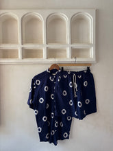 Load image into Gallery viewer, Indigo handloom circle shirt