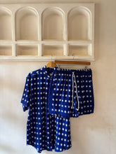 Load image into Gallery viewer, Bright blue handloom short