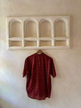Load image into Gallery viewer, Red Polka Blockprint Shirt