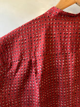 Load image into Gallery viewer, Red Polka Blockprint Shirt