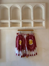 Load image into Gallery viewer, Pink Ikat shorts
