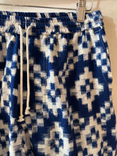 Load image into Gallery viewer, Blue diamond Ikat shorts
