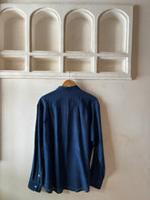 Load image into Gallery viewer, Indigo hand dyed Khadi shirt
