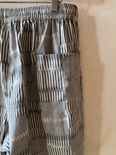 Load image into Gallery viewer, Grey geometric Ikat shorts
