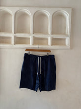 Load image into Gallery viewer, Striped cotton Shorts
