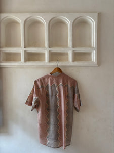 Zigzag blockprint shirt