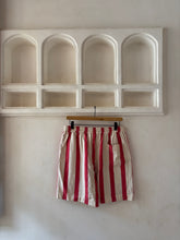Load image into Gallery viewer, Siafu red striped shorts
