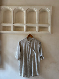 Striped cotton shirt
