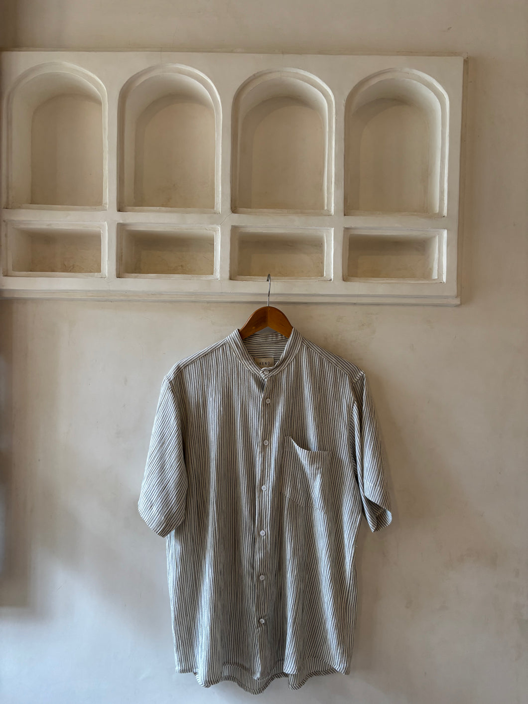 Striped cotton shirt