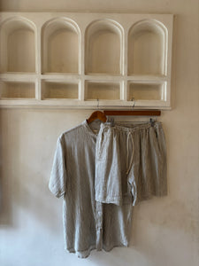 Striped cotton shirt