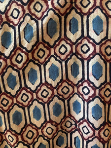 Geometric block print shirt